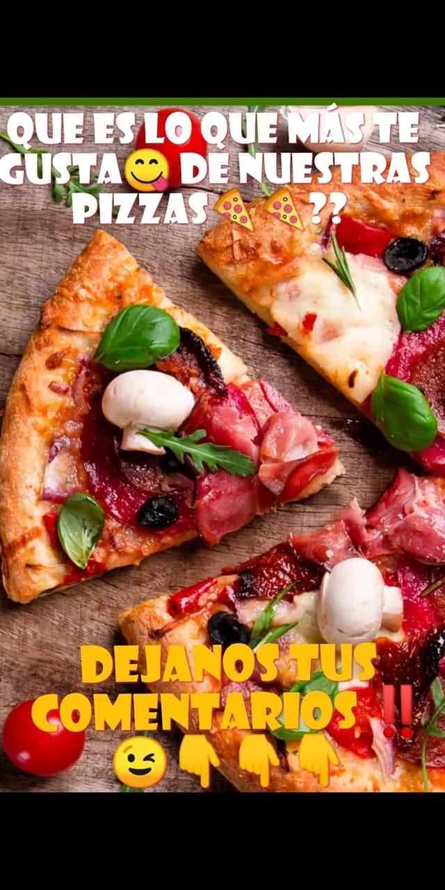 Promoción pizza familiar CHALY'S PIZZA